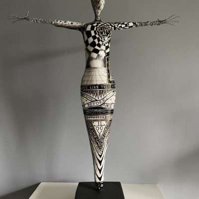 Rachel Ducker Painted Figure