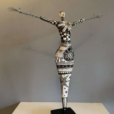 Rachel Ducker Painted Figure